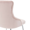 Dining Chair Armchair Velvet Kitchen Dining Room Restaurant Office Chair Pink