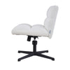 Height Adjustable Armless Office Chair Swivel Make Up Vanity Padded Seat Bedroom
