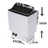 6KW Electric Stainless Steel Sauna Heater Stove Sauna Home Spa Commercial