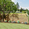 Wooden Garden Gate Pedestrian Privacy Fence Gate Porch Decorative Fence Panel