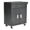Steel Chest Tool Cabinet Wheeled Garage Tool Box Workshop Drawer Cabinet Cart