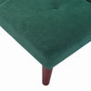 Fabric Sofa Bed 2 Seater Padded Seat Sofabed Sleeper Lounge Recliner Couch Green