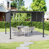 Steel Frame Outdoor Adjustable Pergola Gazebo Garden Sun Shade Canopy Shelter