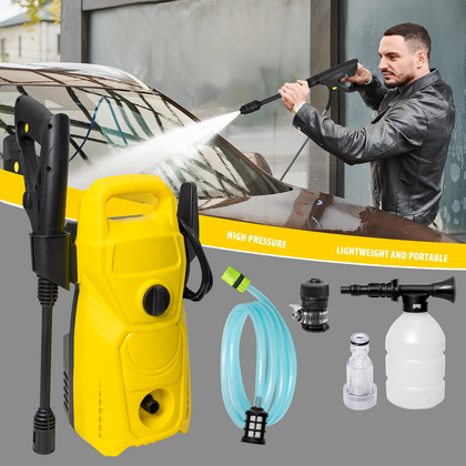 2000W ELECTRIC PRESSURE WASHER CAR CLEANER HIGH POWER JET WASHER PATIO PORTABLE