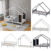 Toddler PineWood Bed Frame Children Kids Junior House Bedframe Bedroom Furniture