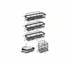 Shower Caddy With Soap Dish & Toothbrush Holder 5pcs Bathroom Wall Mounted