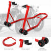 Portable Steel Motorcycle Stand Heavy-Duty Sport Bike Rear Wheel Lift Stand