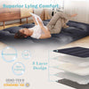 Double Japanese Floor Mattress Futon Mattress w/ Carry Bag-Black