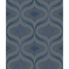 Grandeco Nuevo Faux Fabric Beads Trail Geo Textured Metallic Wallpaper