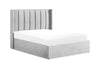 Brand New Double Size Bed Frame, with Lift Up Storage, Stunning Grey Fabric!