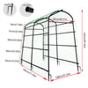 220cm Garden Arch Trellis Extra Tall Metal Tunnel Trellises Arbors with Stakes