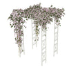 French Style Garden Arch Arbor Trellis Wedding Lawn Metal Gazebo Pergola Pavilio