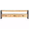 Industrial Style TV Unit Stand Media Lowboard Cabinet Vintage Storage Solid Wood
