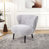 Modern Accent Chair Single Sofa Upholstered Chenille Buttoned Chair Living Room