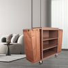 Janitorial Trolley Cleaning Cart Housekeeping Cleaner Cart 4 Tier w/ Bag Hotel