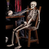 160CM Life Size Human Skeleton Bone Posable Halloween Haunted House Horror Decor