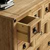Corona 4+3+2 Merchant Drawer Chest Storage Cabinet Solid Waxed Pine Furniture