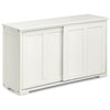 Freestanding Kitchen Storage Cabinet Floor Storage Cabinet-White