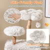 Multi-level Pet Furniture Kitty Playground w/Scratching Posts-White