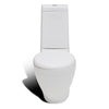 Stand Toilet & Bidet Set White Ceramic M4Y3