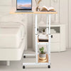 Mobile Over Bed Table Foldable Overbed Height Adjustable Laptop Tray Stand Desks