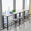 1.2m Modern Bar Table Kitchen Counter Breakfast Table Pub Cafe Dining High Table