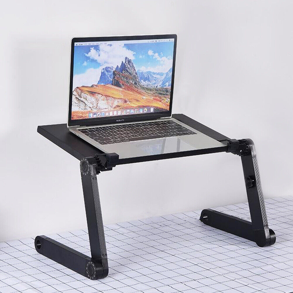 Portable Folding Computer Table Portable Folding Laptop Table With Cooling And Mouse Pad Ergonomic Bed ...