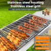 Folding BBQ Charcoal Barbecue Grill Stainless Steel Garden Picnic Camping Stove