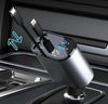 Retractable Car Charger 4 in 1 Car Charger 100W Car Phone Charger 2x Cables