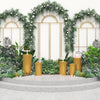 3/5pcs Metal Plinth Cylinder Dessert Cake Stand Display Table Tray Wedding Decor