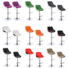 2x Breakfast Bar Stools Gas Lift Swivel Stools with PU Leather Padded Cafe Pub