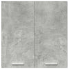 Kitchen Wall Cabinet Concrete Grey 60x31x60 cm Engineered Wood vidaXL