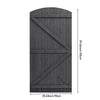Decorative Wooden Garden Gate Pedestrian Fence Gate Porch Privacy Fence Panel