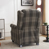 Recliner Padded Armchair for Living Room, Push-Back Reclining Chair