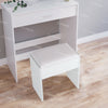 Vanity Dressing Table Stool Set Makeup Mirror/Drawers/Dimmabl 3 Colors LED Light