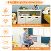 3 Drawer Storage Cabinet Wooden Bookshelf Display Rack Kids Toy Organizer Table