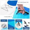 11ft Inflatable Stand Up Paddle Board SUP Floatable Aluminum Paddle w/Leash