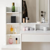 White Dressing Table with Mirror Stool 6 Tiers 4 Drawers Bedroom Dressing Table