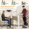 Electric Height Adjustable Standing Desk Sit to Stand Computer Workstation Table