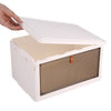 3 Tier Foldable Storage Boxes with Lid Collapsible Home Clothes Organizer Box