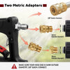 24ft Telescopic Pressure Washer Lance Gun Set Gutter Jet Washer Cleaning Tool