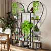 Heavy Duty Metal Plant Stand Heart Shaped Ladder Pot Holder Bookshelf Display