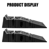 Set of 2 Car Ramp 5 Ton 2.5+2.5 Heavy Duty Lifting Plastic Ramps 33cm Extra Wide