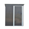 Panana 3*5ft Small Garden Shed Patio Storage Unit Metal Tool Box