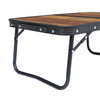 Vintage Wooden Camping Folding Table Portable Foldable Compact Unit Picnic BBQ