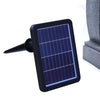Solar Garden Water Feature Fountain with LED Light Outdoor Cascading Bowls ECO