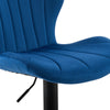2x 360° Swivel Bar Stools Velvet Gas Lift Chairs Kitchen Pub Chair