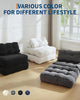 Folding Sofa Bed Sleeper Chair Convertible Single Lounger Chair with Pillow
