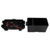 Multi-function Battery Box, Dual USB Ports, Portable Battery Case, Black