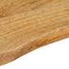 Table Top 110x40x2.5 cm Live Edge Solid Wood Mango